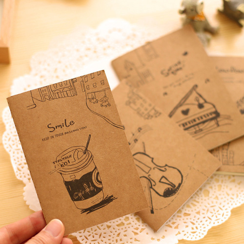 Notebook, notepad, kraft paper notebook, retro note pad, Taobao gifts, factory direct sales