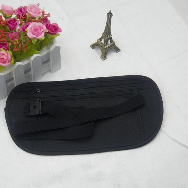 Sports invisible universal ultra thin belt bag for traveling
