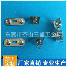 现货供应电动磨刀器电池弹片电池接触弹簧片磨脚器导电连接接触铜