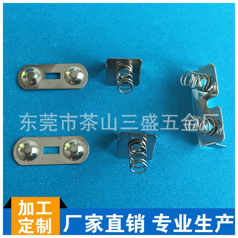 现货供应电动磨刀器电池弹片电池接触弹簧片磨脚器导电连接接触铜