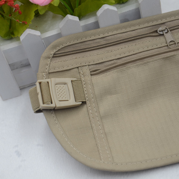 Sports invisible universal ultra thin belt bag for traveling