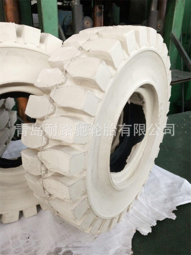 全新品牌 28*9-15 白色叉车实心轮胎 28x9-15可配钢圈
