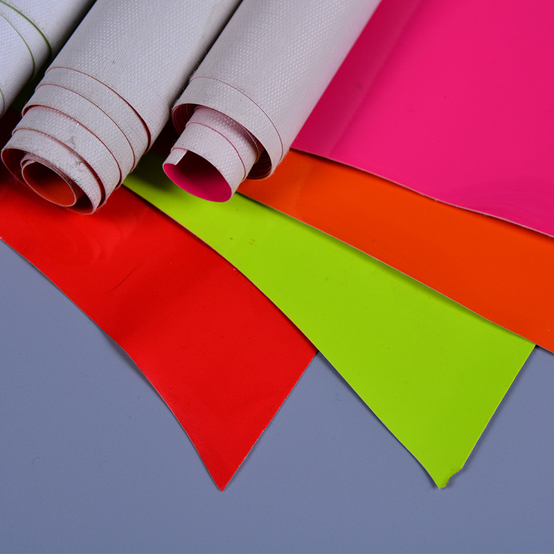 荧光 PVC镜面光胶革