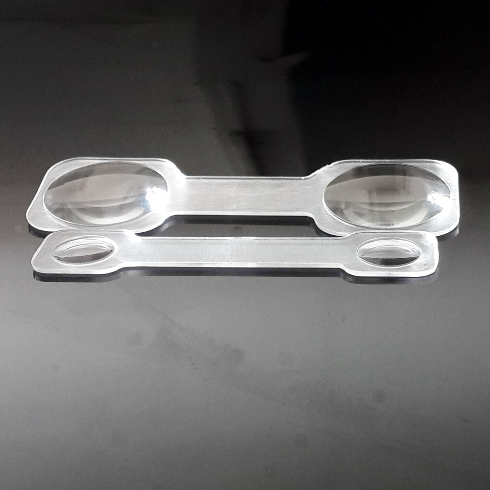 厂家供应一次性纸折望远镜镜片 连体镜片 亚克力 目镜物镜组