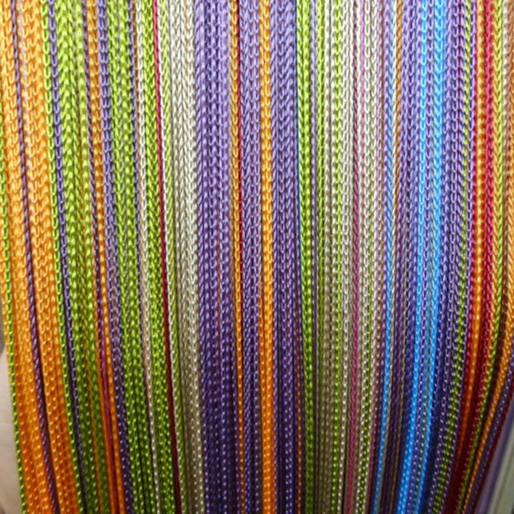 Straight line curtain multi-color encryption color line curtain partition door curtain foreign trade wedding decoration curtain