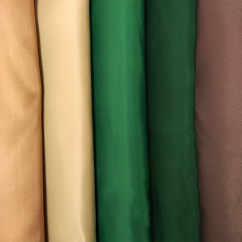 现货供应 无/亚光贡缎色丁里料 桌布台布戏台服装窗帘衬布面料