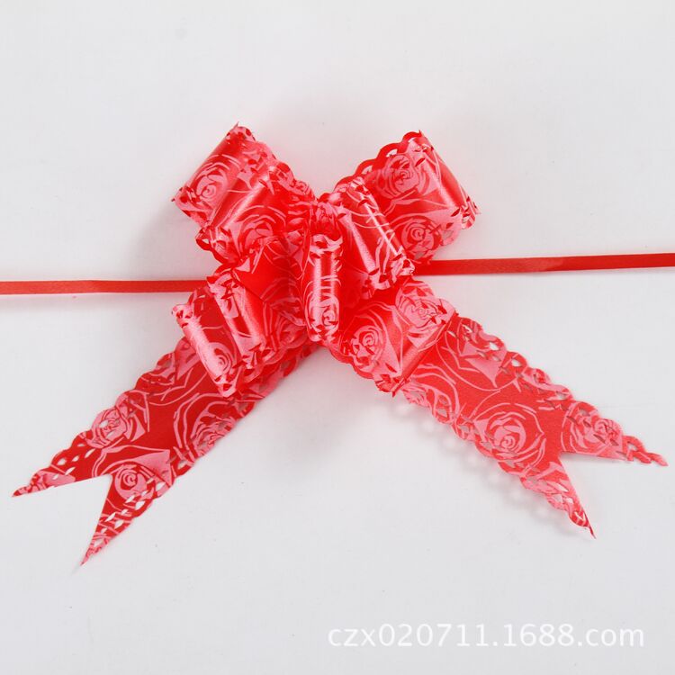 30 hueco encaje mano tirar flor Navidad regalo caja embalaje boda suministros Boda boda decoración tire flor cinta