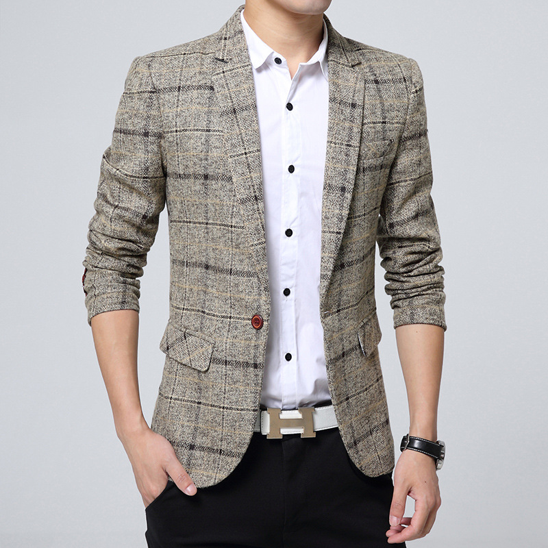 Demi-season classic suit jacket