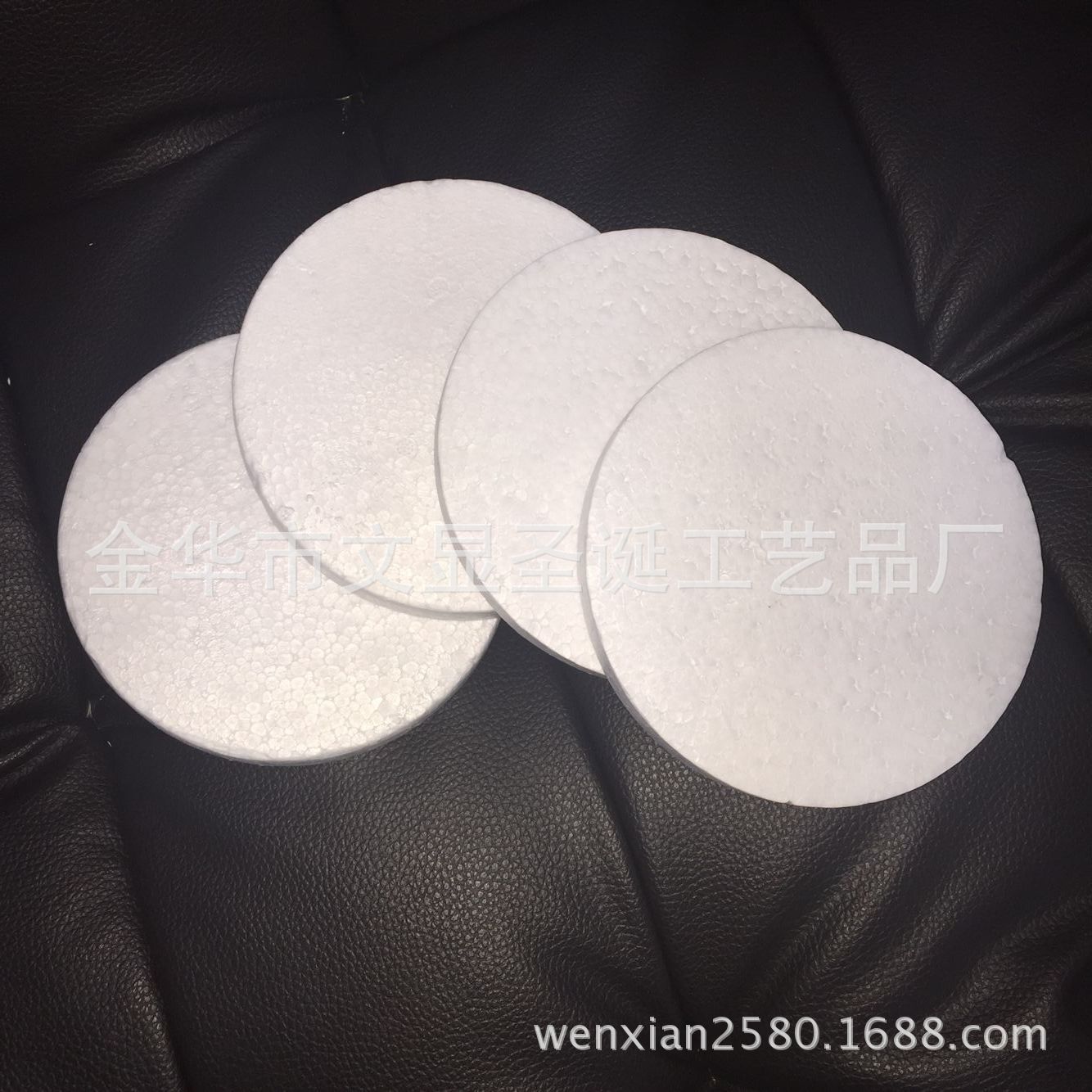 泡沫圆饼15cm 保丽龙薄蛋糕胚 飞盘飞镖 厂家供应