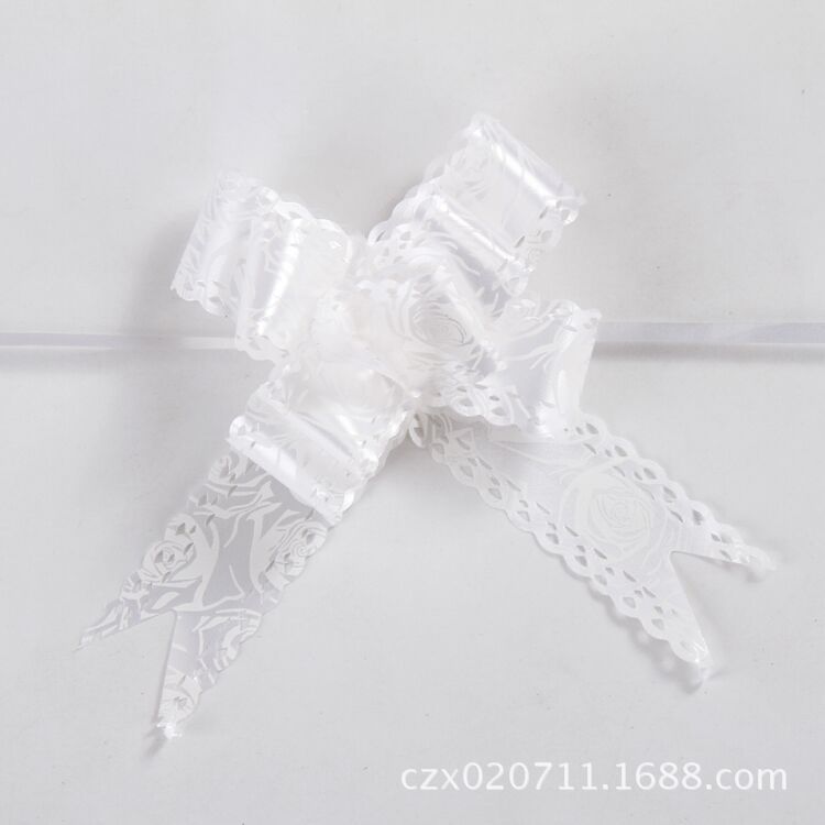 30 hueco encaje mano tirar flor Navidad regalo caja embalaje boda suministros Boda boda decoración tire flor cinta