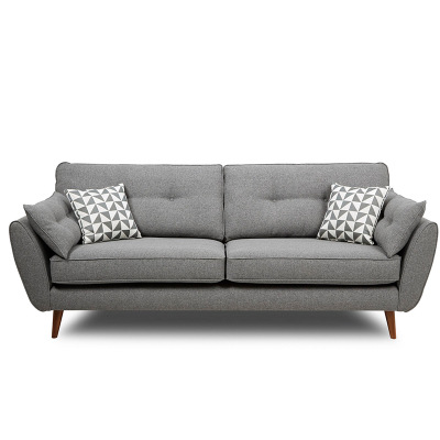 Fábrica B & B pequeño apartamento nórdico sofá simple sala de estar sofá individual doble combinación de tres personas sofá de tela al por mayor