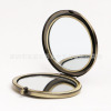 Metal double-sided folding handheld mirror, handmade