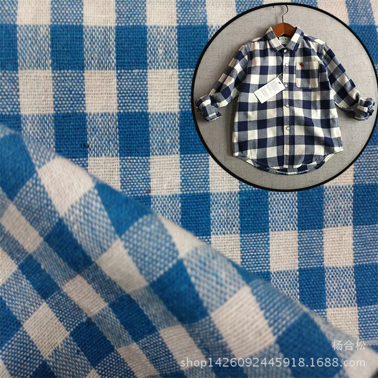 厂家直销各种价优品质箱包面料 TC涤棉色织布箱包面料（图）