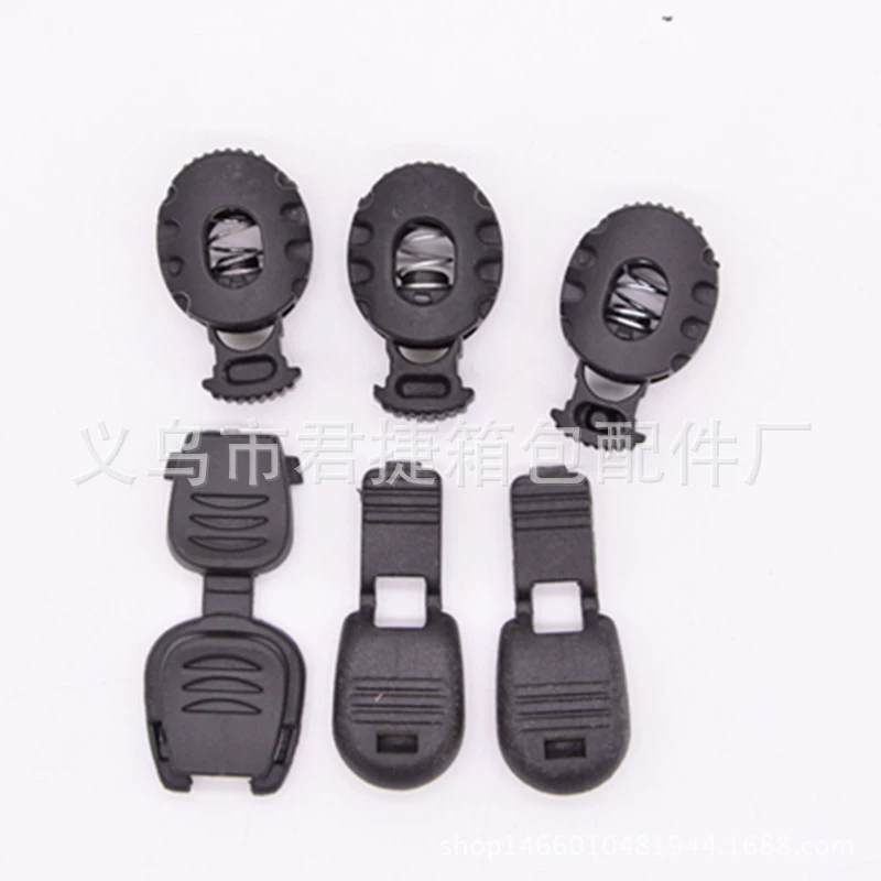 Нажатие регулировки веревочной пряжки Свинья носовая пряжка пластиковая веревочная пряжка нейлон пружинная пряжка