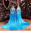 Ethnic earrings from Yunnan province, long red cheongsam for bride, accessory, ethnic style, wholesale