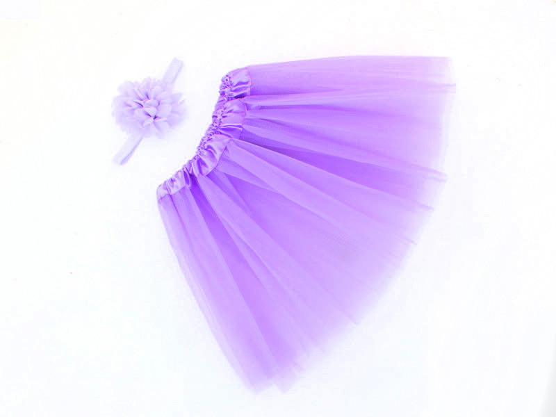Nuevos niños gasa flor bebé traje bebé fotografía gasa falda pettiskirt niños Tutu falda pelo banda traje
