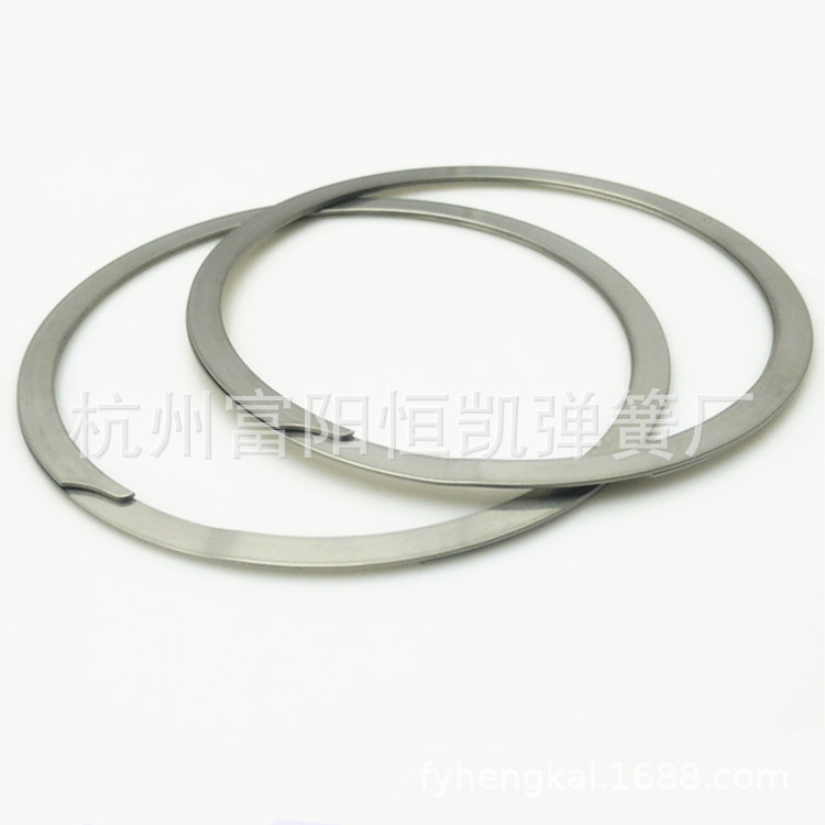 螺旋卡环 弹簧钢挡圈 孔卡 恒截面挡圈厂家批发孔挡 大量供应卡簧