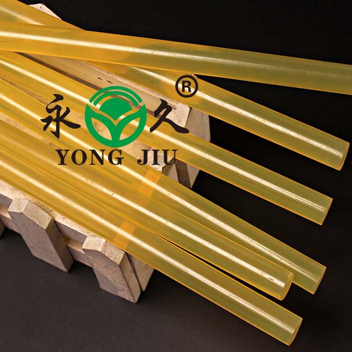 永久牌米黄透明花圈纸活用11mm300mm山东临沂热熔胶厂家