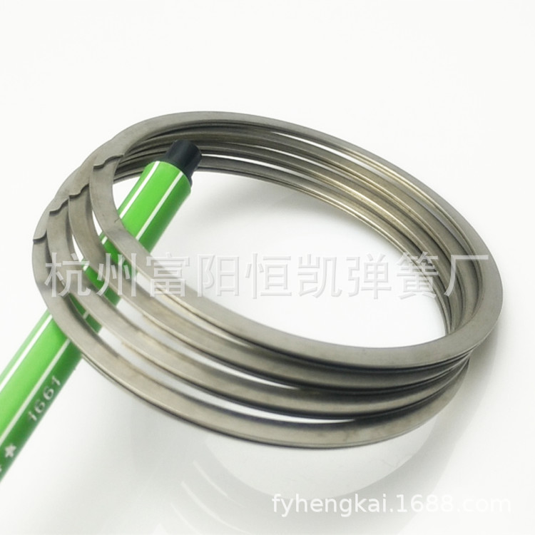 不锈钢弹簧挡圈 可生产卡簧无耳挡圈 双层孔用挡圈 螺旋