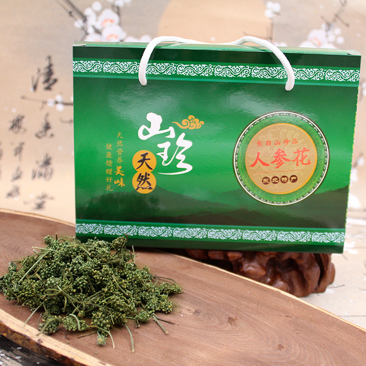 长白山人参花蕾30g礼盒装 吉林人参花茶东北人参花泡茶批发