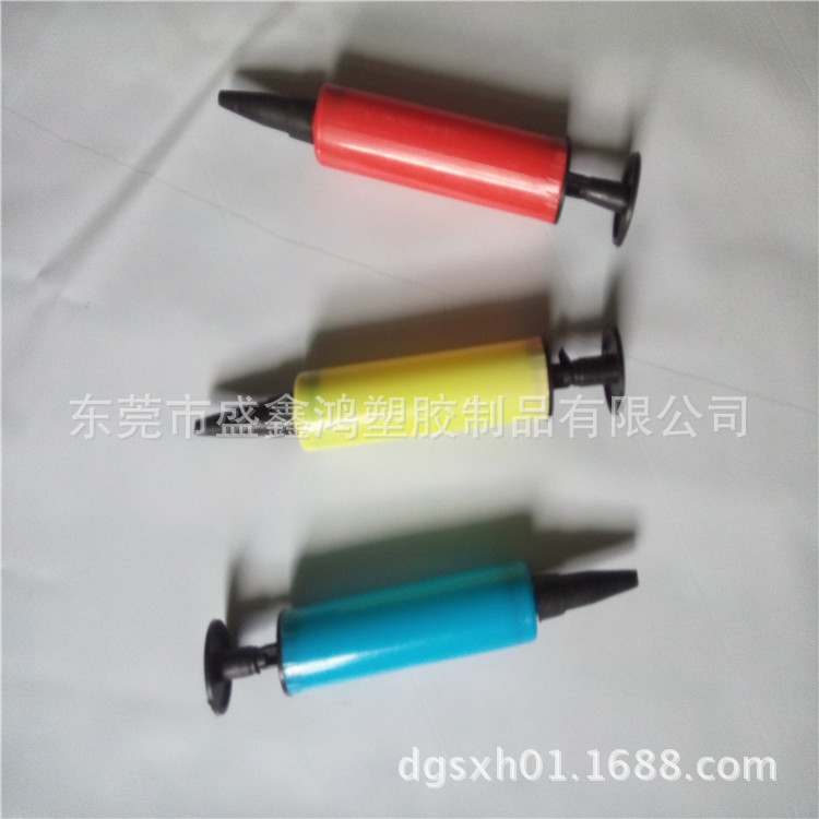 东莞厂供应气球手动打气筒手推气筒塑料打气筒大中小号手推手泵