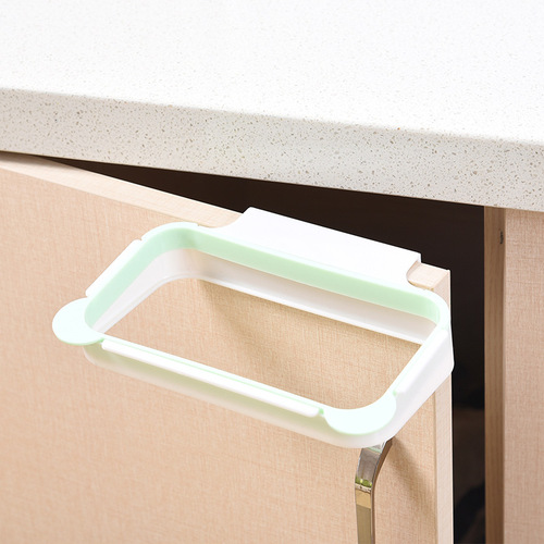 Yiyue Panda kitchen rack hanging garbage bag holder household cabinet door rear rag hanging rack garbage rack