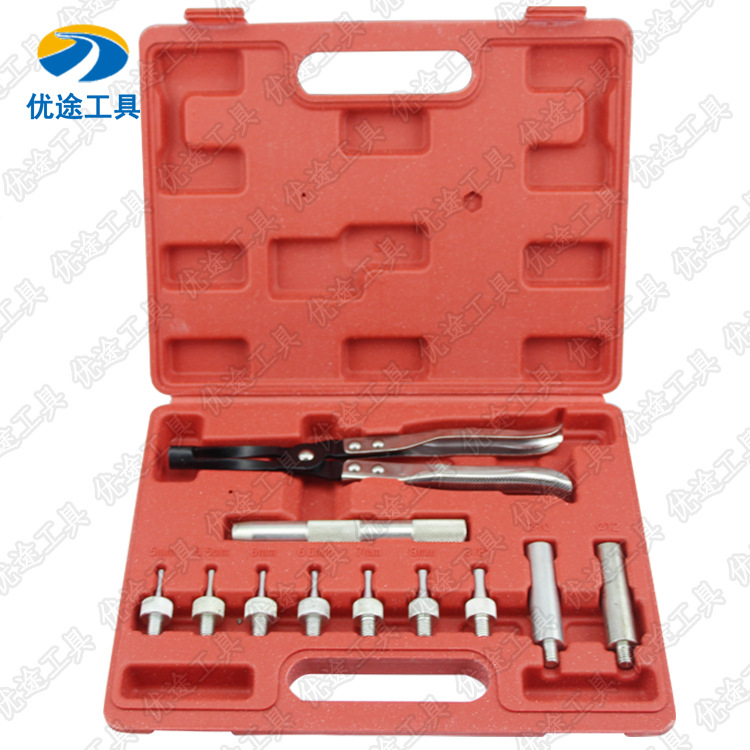 气门油封钳套装11件套气门油封钳气门弹簧拆装气门拔取钳 正品