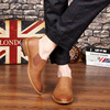 Footwear pointy toe, retro classic suit English style for leisure for leather shoes, plus size, British style