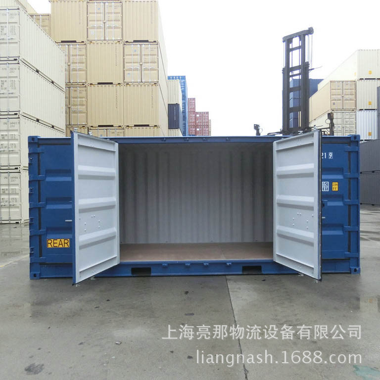 船级社认证全新20尺侧全开门集装箱，两面开门，侧开门特种箱