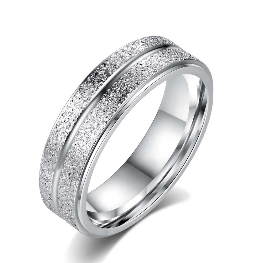 Cross-border new stainless steel ring, d...