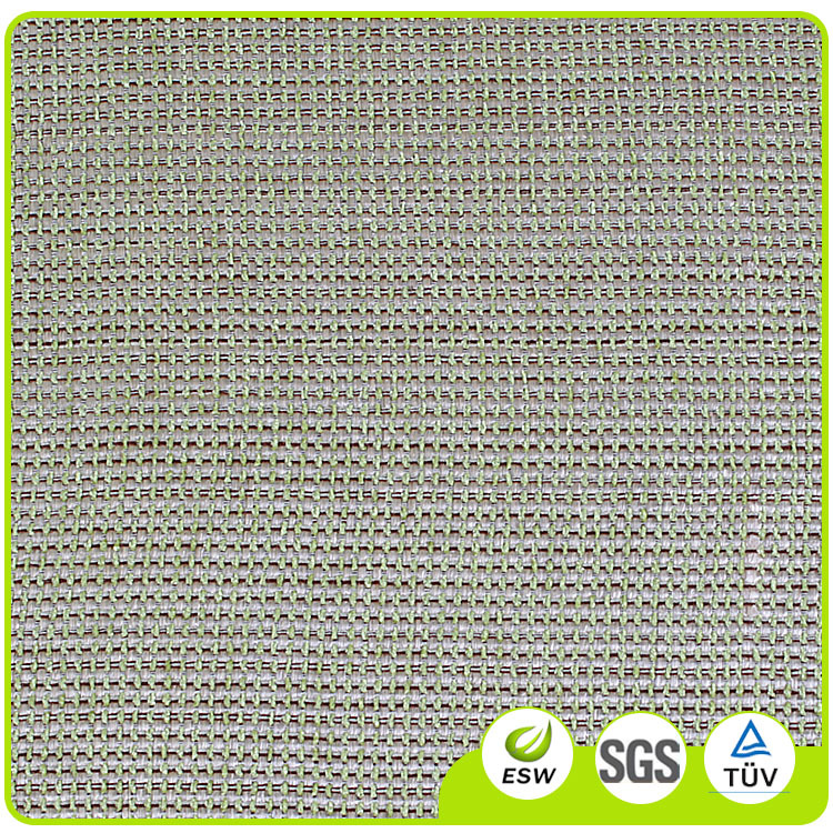 厂家供应特殊工艺PP草编纺织布 十字平纹素色面料