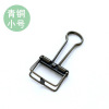 Creative metal hollow long -tail folding hand account retro bill of tunnel clip golden rose gold trumpet 19mm small clip