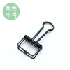 Creative metal hollow long -tail folding hand account retro bill of tunnel clip golden rose gold trumpet 19mm small clip