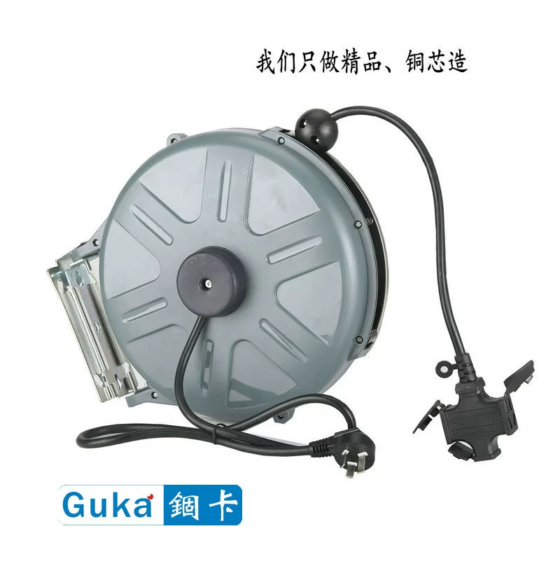 Катушка с блокировкой карты автоматический телескопический Электрический барабан GB полный медный провод водонепроницаемый штекер Заводская Автомойка обслуживание красота 4S магазин