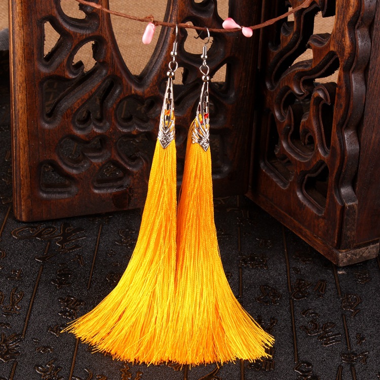 Ethnic retro earrings from Yunnan province