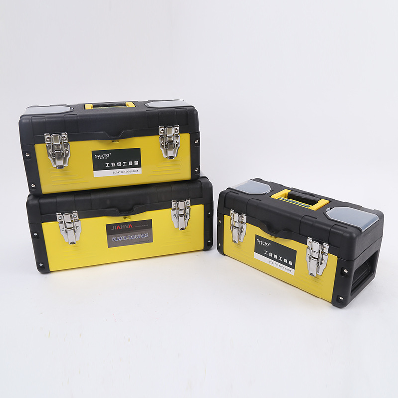 Los fabricantes de suministros de plástico caja de herramientas de hierro caja de almacenamiento Linyi venta al por mayor