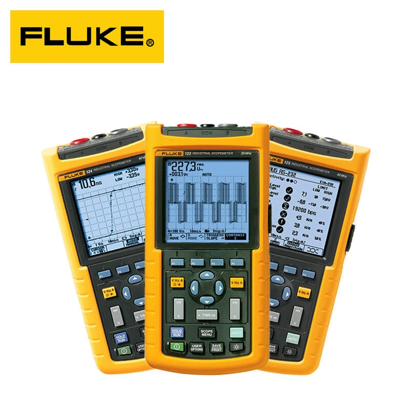 Универсальный осциллограф American Fluke FLUKE124/007 f124/007S, промышленный портативный осциллограф