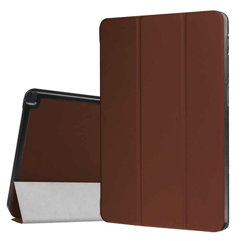 For Samsung TAB A 10.1 P580/P585 flat protective cover P585 tri-fold caster leather cover