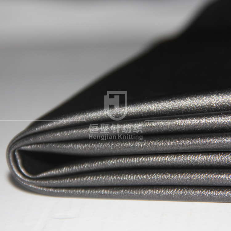 仿羊皮纹 水洗环保合成革面料 小荔枝纹 仿皮 PU服装面料