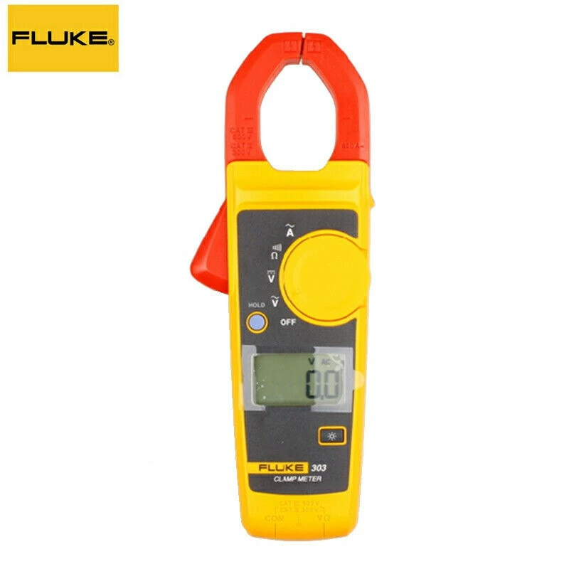 Измерительный прибор для промышленного использования Fluke F303/305/302+ — высокоточный цифровой токоизмерительный клещевой мультиметр