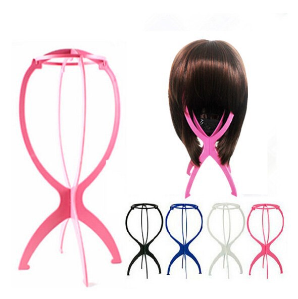 Cross-Border Popular Wig Accessories Wig Stand Wig Holder Wig Rack Plastic Wig Stand Creative Wig Stand