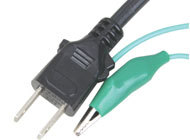 供应日本FLD-104插头 电源插头,三芯带地日本插头