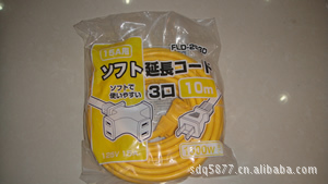 供应日本电源线 日本插头 家用电源线插头日规插头