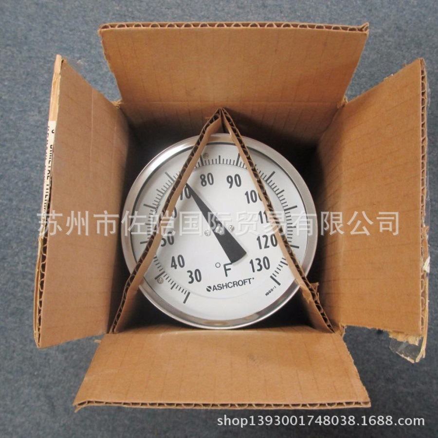 供应ASHCROFT品牌耐冲击抗振动双金属温度计 50EI60R150型号