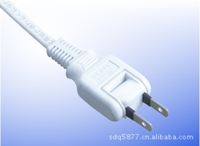 专业生产日本二极电源插头 电源线插头 二极电源插头批发