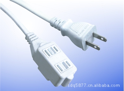 厂家供应日本延长线 两极电源插头 日本电源线插头