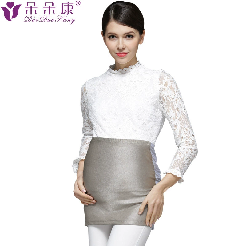 Антирадиационная одежда Одежда для беременных Антирадиационная Bellyband Ношение слинга из серебряного волокна Весенние и летние Шины Одежда для сокровищ 8120