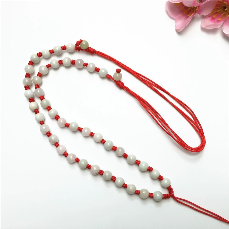 Necklace cord from pearl, pendant, strap, woven accessory, 6mm, wholesale