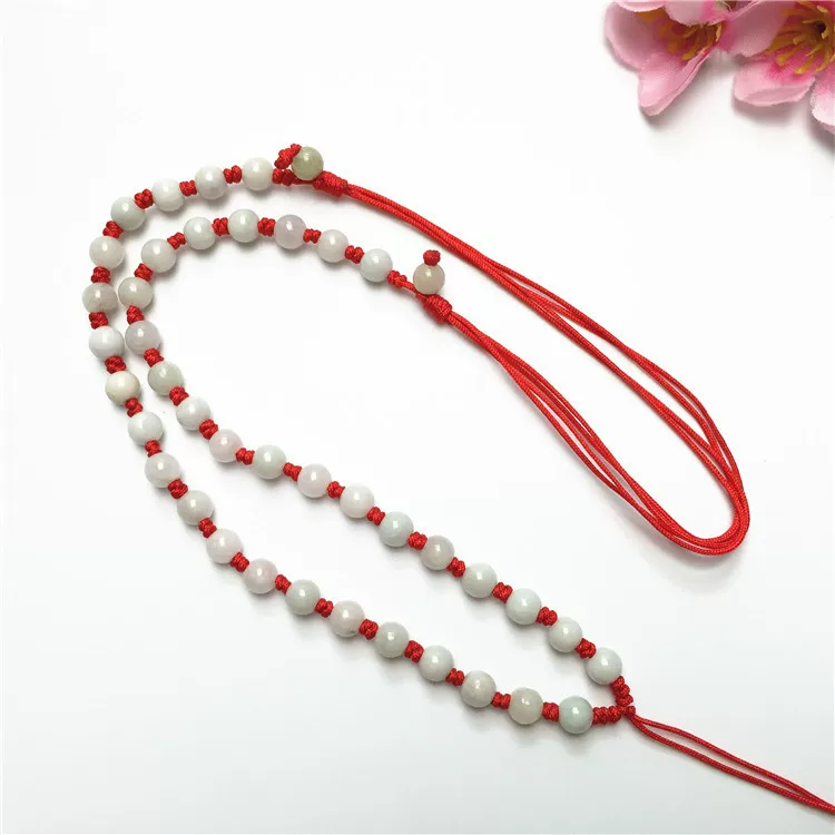 Necklace cord from pearl, pendant, strap, woven accessory, 6mm, wholesale
