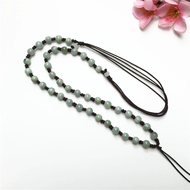 Necklace cord from pearl, pendant, strap, woven accessory, 6mm, wholesale